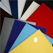 Glänzende ABS-Kunststoffplatte mit Acrylkappe